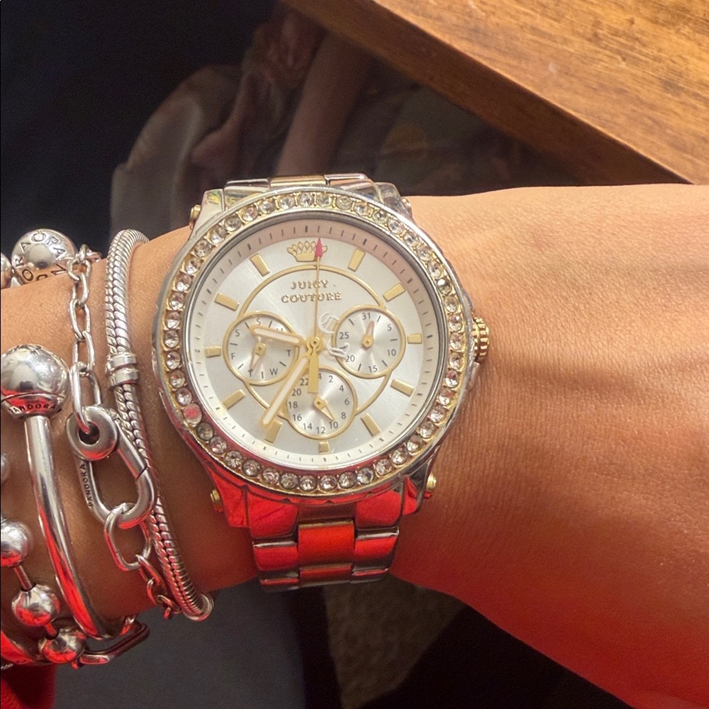 Juicy Couture Gold and Silver Women's Watch